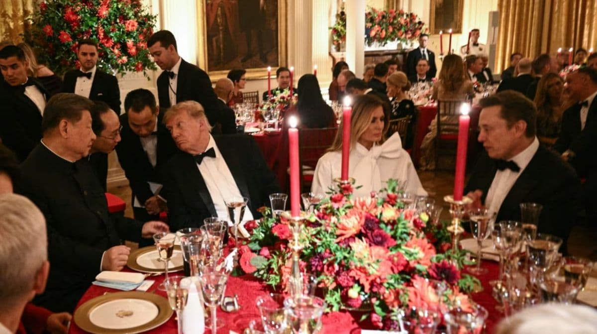 Banquete en la Casa Blanca: Musk, Cook y Zuckerberg entre los 134 invitados de la cena de Trump con Xi Jinping