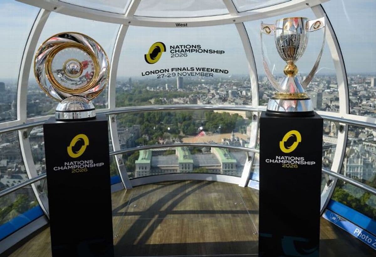 Londres exhibe los dos trofeos del cierre del Nations Championship