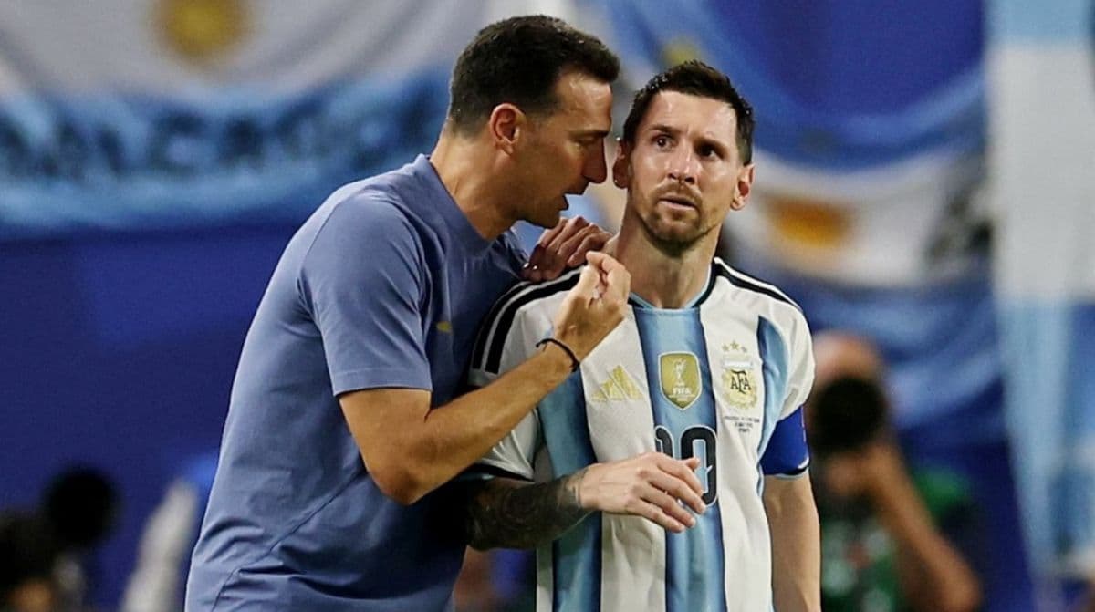 Scaloni relató qué le dijo a Messi para cerrar su despedida en el Monumental