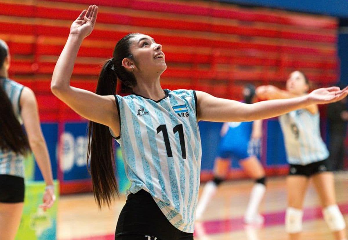 Agostina Cano, de 17 años, integrará Las Panteritas en el Sudamericano tras mudarse de Tucumán a Mendoza