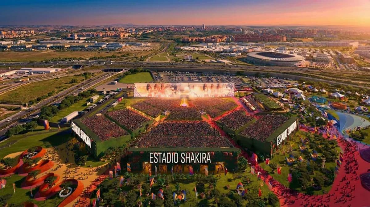 Madrid acoge una urbe efímera de 30 hectáreas que Shakira levanta para cerrar su gira mundial