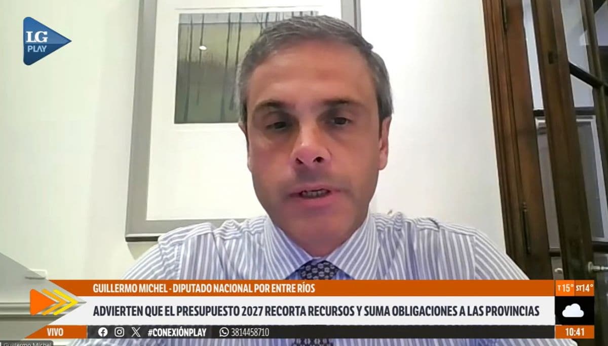 Michel acusa al Ejecutivo de presionar provincias con el Presupuesto 2027 y $7,7 billones discrecionales
