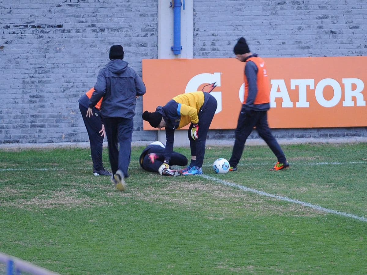Orión vuelve sobre la patada a Paredes en un entrenamiento de Boca: "No me estoy justificando"