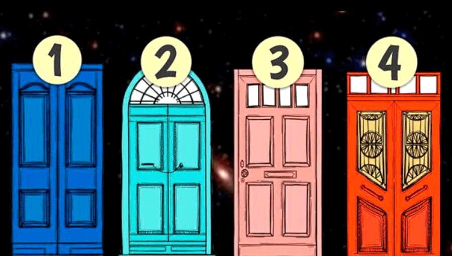 Cuatro puertas de colores: un test viral que invita a repensar el trabajo actual